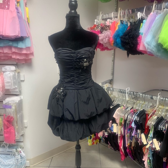 Size Small Bebe Prom Homecoming Dance Cocktail Party Little Black Dress - Picture 1 of 4